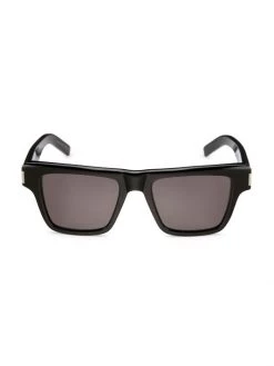 Saint Laurent 51MM Rectangular Sunglasses For Men