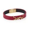 Saint Laurent Opyum Leather Bracelet