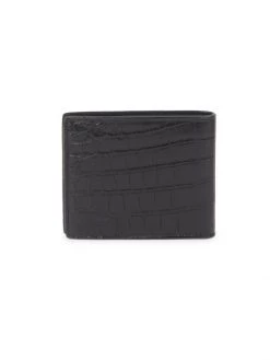 Saint Laurent Crocodile-Embossed Leather Wallet -Saint Laurent Sales Store unnamed file 60