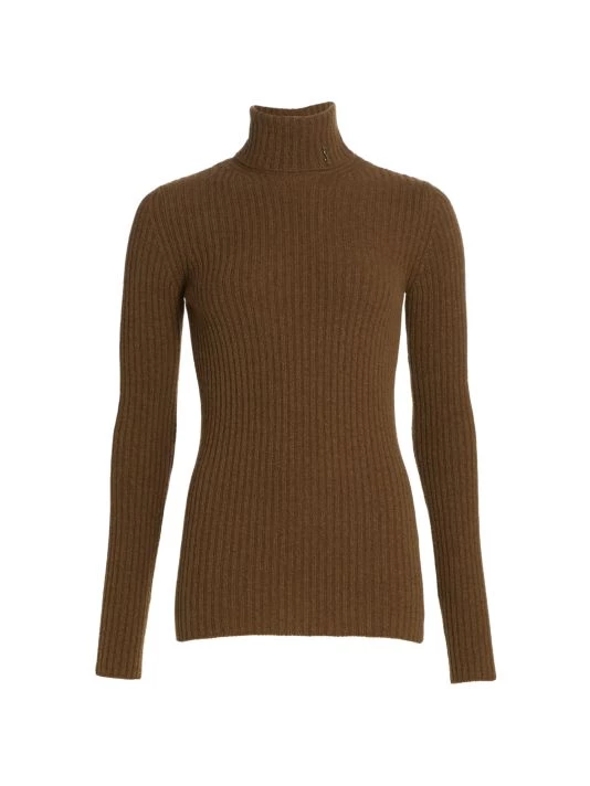 Saint Laurent Ribbed Virgin Wool Turtleneck Noir 6 Saint Laurent Ribbed Virgin Wool Turtleneck Noir - Image 4