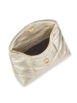 Saint Laurent Small Metallic Leather Puffer Pouch -Saint Laurent Sales Store unnamed file 640