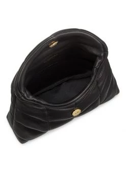 Saint Laurent Small Puffy Quilted Leather Clutch Black -Saint Laurent Sales Store unnamed file 644