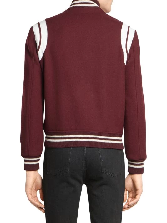 Saint Laurent Teddy Wool Blend Jacket For Men 6 Saint Laurent Teddy Wool Blend Jacket For Men - Image 5