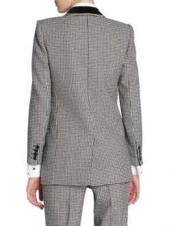 Saint Laurent Houndstooth Jacket -Saint Laurent Sales Store unnamed file 651