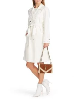 Saint Laurent Small Envelope Shearling Chain Shoulder Bag -Saint Laurent Sales Store unnamed file 680