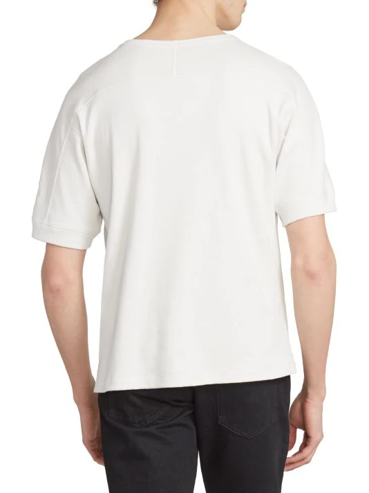 Saint Laurent Collegiate Logo T-Shirt For Men 7 Saint Laurent Collegiate Logo T-Shirt For Men - Image 5