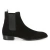 Saint Laurent Wyatt Suede Chelsea Boots For Men Nero -Saint Laurent Sales Store unnamed file 70
