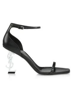 Saint Laurent Opyum 85MM YSL Leather Heels