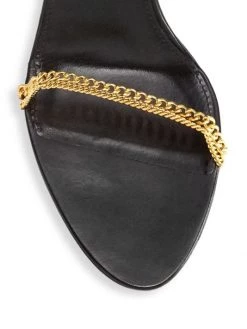 Saint Laurent Sunset Chain 95MM Leather High Heel Sandals -Saint Laurent Sales Store unnamed file 717