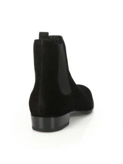 Saint Laurent Wyatt Suede Chelsea Boots For Men Nero 12 Saint Laurent Wyatt Suede Chelsea Boots For Men Nero -Saint Laurent Sales Store unnamed file 72