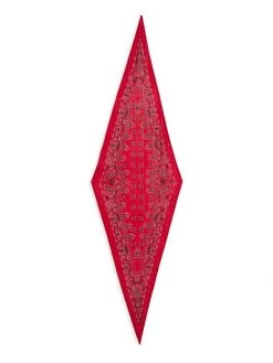 Saint Laurent Bandana Print Wool Scarf -Saint Laurent Sales Store unnamed file 722