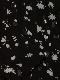 Saint Laurent Ruffle Neck Floral Dress 15 Saint Laurent Ruffle Neck Floral Dress -Saint Laurent Sales Store unnamed file 748