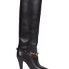 Saint Laurent Le Maillon Knee-High Leather Boots -Saint Laurent Sales Store unnamed file 753