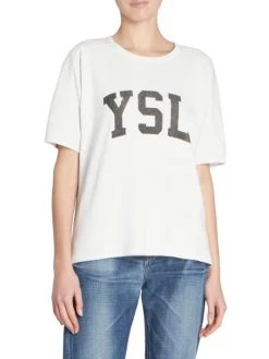 Saint Laurent YSL Logo T-Shirt -Saint Laurent Sales Store unnamed file 760