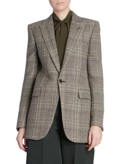 Saint Laurent Houndstooth Plaid Jacket 11 Saint Laurent Houndstooth Plaid Jacket -Saint Laurent Sales Store unnamed file 790
