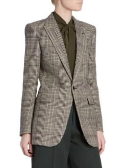 Saint Laurent Houndstooth Plaid Jacket 12 Saint Laurent Houndstooth Plaid Jacket -Saint Laurent Sales Store unnamed file 791