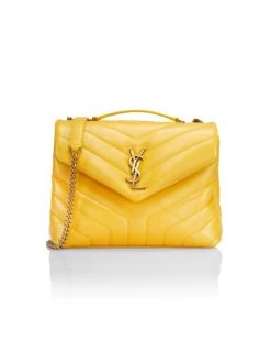 Saint Laurent Small Loulou Matelassé Leather Shoulder Bag Medium Blue -Saint Laurent Sales Store unnamed file 8