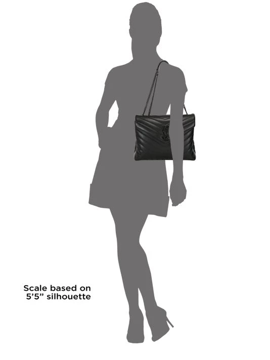 Saint Laurent Medium Loulou Matelassé Leather Shoulder Bag 5 Saint Laurent Medium Loulou Matelassé Leather Shoulder Bag - Image 3