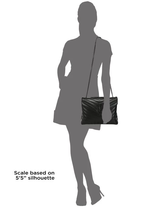 Saint Laurent Medium Loulou Matelassé Leather Shoulder Bag 6 Saint Laurent Medium Loulou Matelassé Leather Shoulder Bag - Image 4