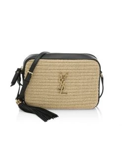 Saint Laurent Lou Raffia Camera Bag Beige -Saint Laurent Sales Store unnamed file 812
