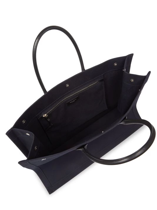 Saint Laurent Noe YSL Rive Gauche Leather Shopper For Men Dark Kaki 5 Saint Laurent Noe YSL Rive Gauche Leather Shopper For Men Dark Kaki - Image 3