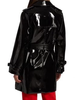 Saint Laurent Vinyl Trench Coat -Saint Laurent Sales Store unnamed file 854