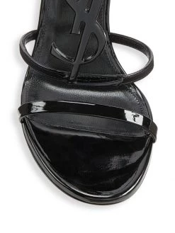 Saint Laurent Cassandra Leather Sandals -Saint Laurent Sales Store unnamed file 881