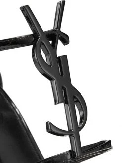 Saint Laurent Cassandra Leather Sandals -Saint Laurent Sales Store unnamed file 883