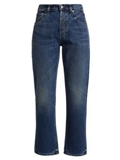 Saint Laurent Authentic Straight-Leg Jeans