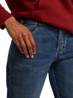 Saint Laurent Authentic Straight-Leg Jeans -Saint Laurent Sales Store unnamed file 889