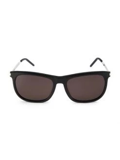 Saint Laurent Classic 56MM Rectagular Sunglasses For Men