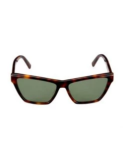 Saint Laurent New Acetate YSL 58MM Cat Eye Sunglasses