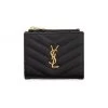 Saint Laurent Monogram Matelassé Leather Bi-Fold Wallet -Saint Laurent Sales Store unnamed file 939