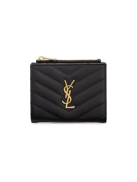 Saint Laurent Monogram Matelassé Leather Bi-Fold Wallet 3 Saint Laurent Monogram Matelassé Leather Bi-Fold Wallet