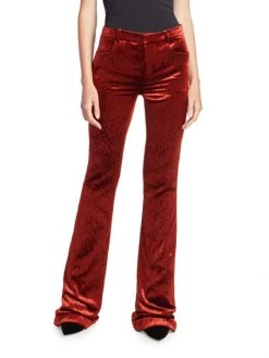 Saint Laurent Patterned Velvet Bootcut Pants 10 Saint Laurent Patterned Velvet Bootcut Pants -Saint Laurent Sales Store unnamed file 944