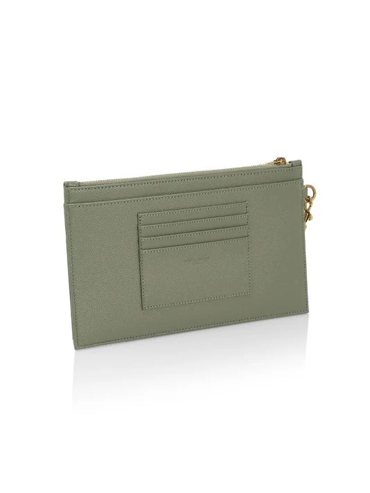 Saint Laurent Monogram Matelassé Leather Pouch 6 Saint Laurent Monogram Matelassé Leather Pouch - Image 4