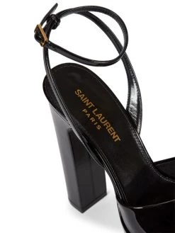 Saint Laurent Patent Leather Platform Sandals 9 Saint Laurent Patent Leather Platform Sandals -Saint Laurent Sales Store unnamed file 980